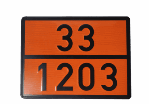 Señales panel naranja V-11