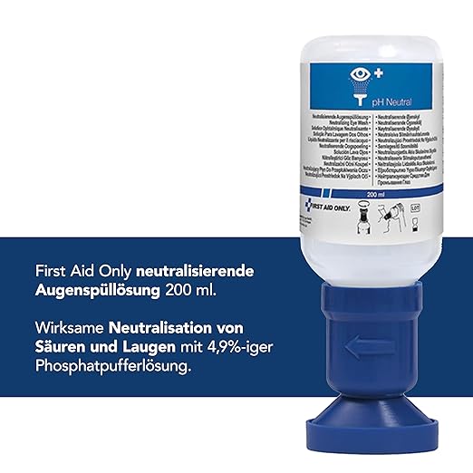 AutoKit lavado de ojos neutralizador con pH neutro, 200 ml - Imagen 2